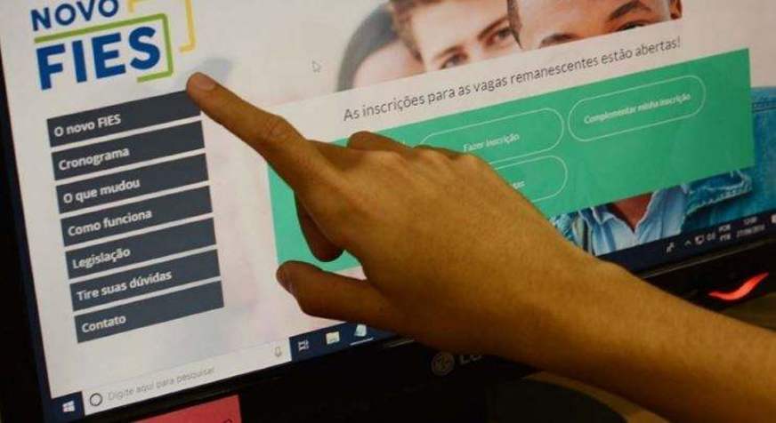 Vagas remanescentes para o FIES